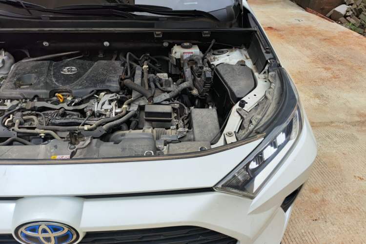 Used Toyota RAV4 2021 Dual-Engine 2.5L E-CVT Two-Wheel Drive Elite Edition Engine Bay Left