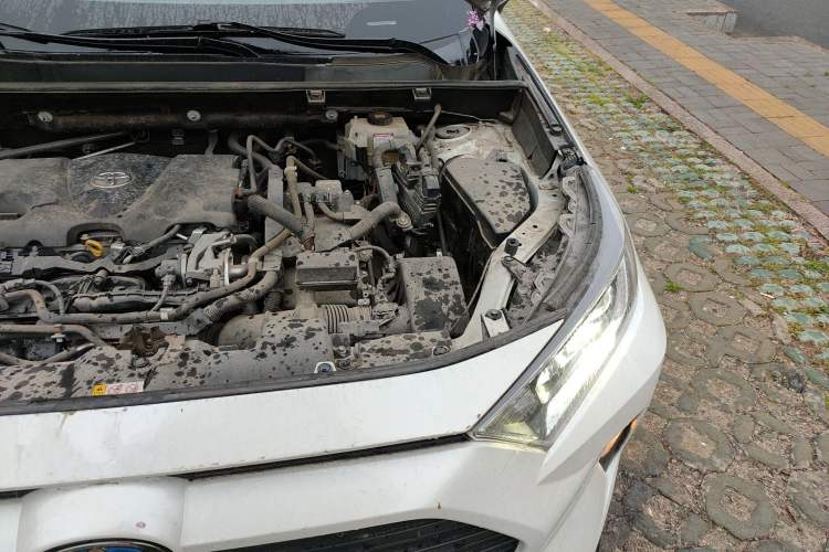 Used Toyota RAV4 2021 Dual-Engine 2.5L E-CVT Two-Wheel Drive Elite Edition Engine Bay Left
