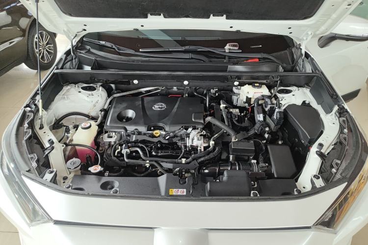 Used Toyota RAV4 2021 Dual-Engine 2.5L E-CVT Two-Wheel Drive Elite Edition Engine Bay