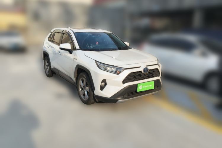 Used Toyota RAV4 2021 Dual-Engine 2.5L E-CVT Two-Wheel Drive Elite Edition Front Right 45 Deg
