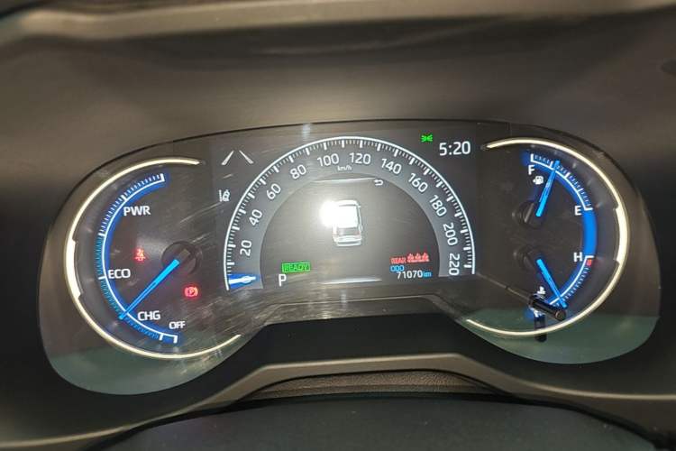 Used Toyota RAV4 2021 Dual-Engine 2.5L E-CVT Four-Wheel Drive Elite PLUS Edition Instrument Cluster