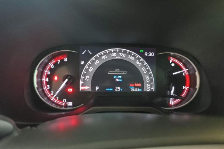 Used Toyota RAV4 2021 2.0L CVT Two-Wheel Drive Fashion PLUS Edition Instrument Cluster