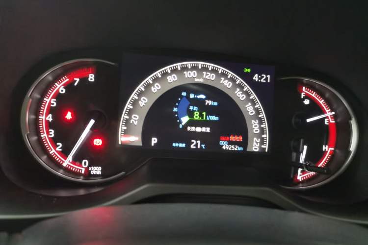 Used Toyota RAV4 2021 2.0L CVT Two-Wheel Drive Fashion Edition Instrument Cluster