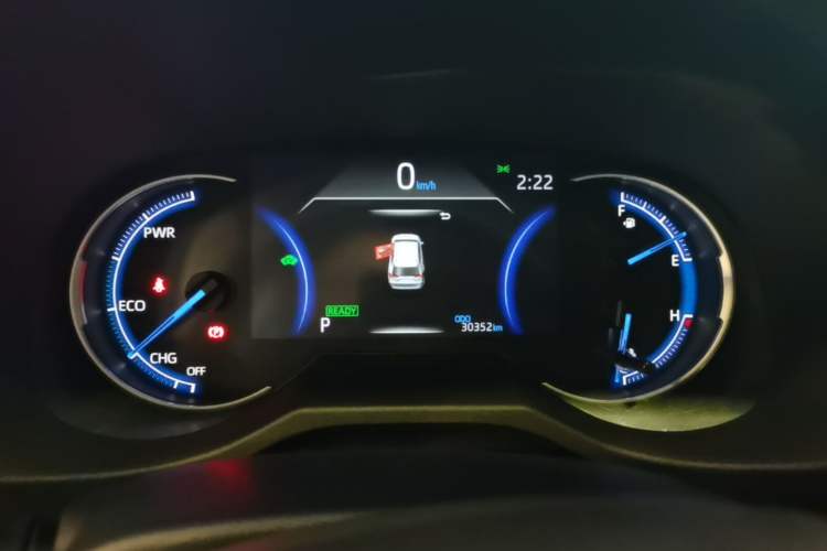 Used Toyota RAV4 2021 Revised Version Dual-Motor Hybrid 2.5L E-CVT Two-Wheel Drive Elite Edition Instrument Cluster
