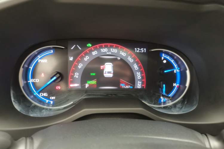 Used Toyota RAV4 2021 Revised Version Dual-Motor Hybrid 2.5L E-CVT Two-Wheel Drive Elite Edition Instrument Cluster