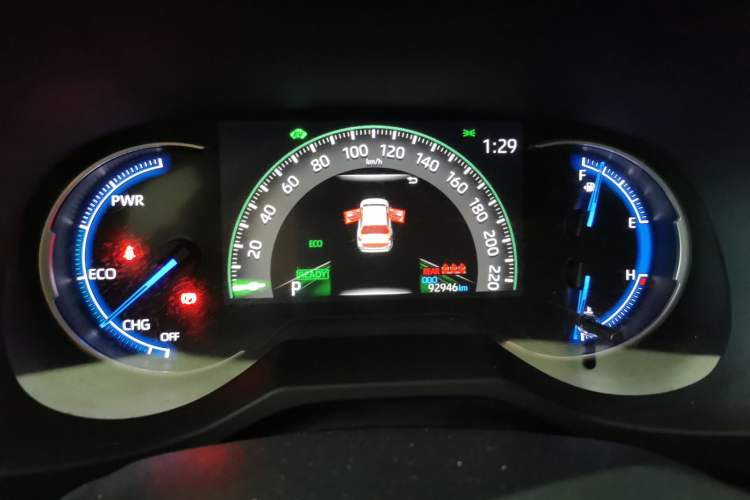 Used Toyota RAV4 2021 Dual-Engine 2.5L E-CVT Four-Wheel Drive Elite PLUS Edition Instrument Cluster