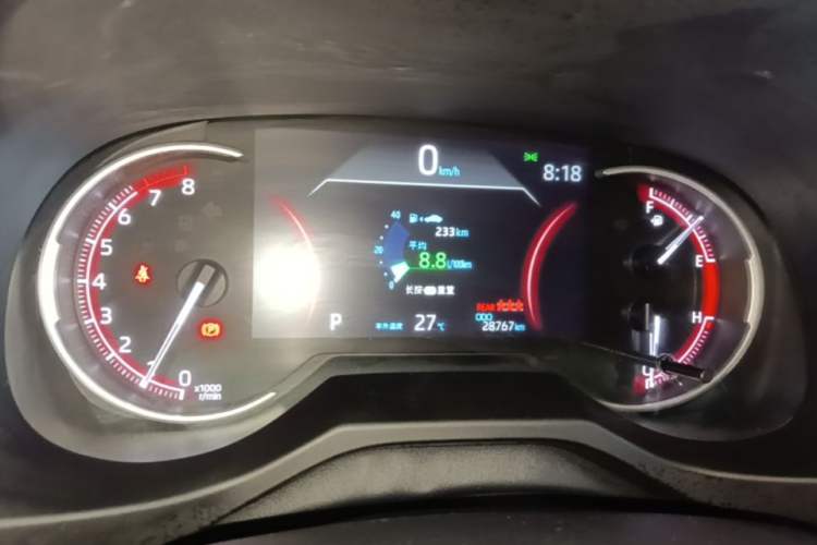 Used Toyota RAV4 2021 2.0L CVT Two-Wheel Drive Fashion Edition Instrument Cluster