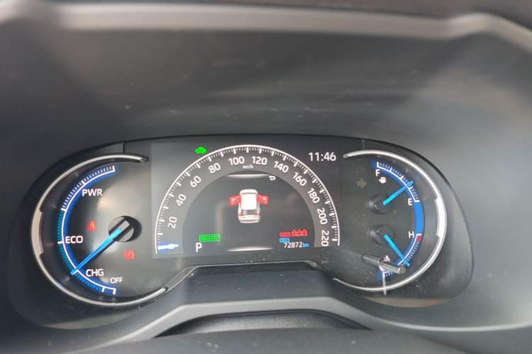 Used Toyota RAV4 2021 Dual-Engine 2.5L E-CVT Four-Wheel Drive Elite PLUS Edition Instrument Cluster
