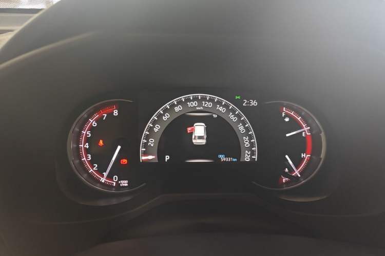 Used Toyota RAV4 2021 2.0L CVT Two-Wheel Drive Fashion PLUS Edition Instrument Cluster