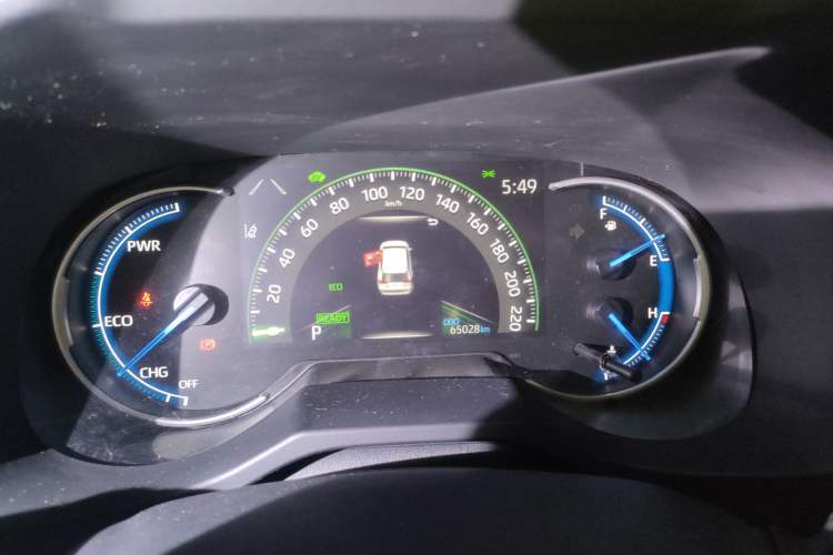 Used Toyota RAV4 2021 Dual-Engine 2.5L E-CVT Four-Wheel Drive Elite PLUS Edition Instrument Cluster
