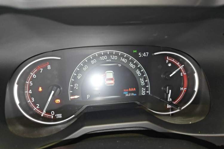 Used Toyota RAV4 2021 2.0L CVT Two-Wheel Drive Fashion PLUS Edition Odometer Close Up