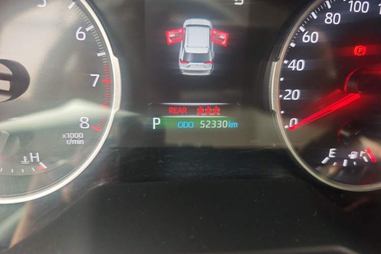Used Toyota RAV4 2021 2.0L CVT Two-Wheel Drive Urban Edition Odometer Close Up