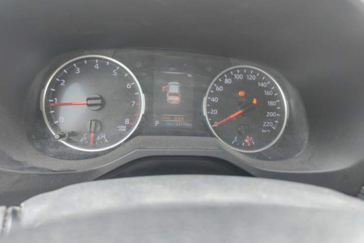 Used Toyota RAV4 2021 2.0L CVT Two-Wheel Drive Urban Edition Odometer Close Up