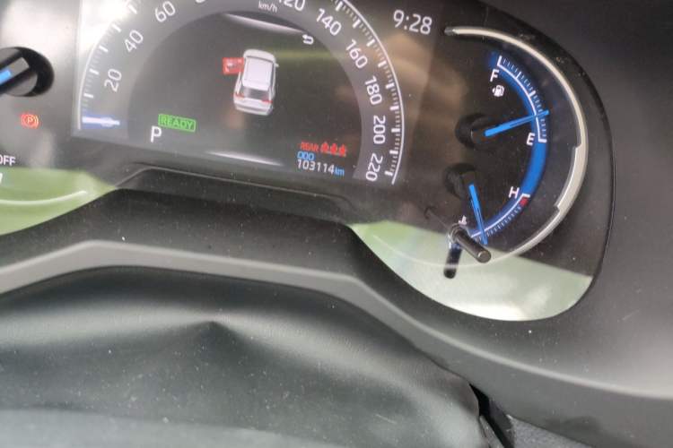 Used Toyota RAV4 2021 Revised Version Dual-Motor Hybrid 2.5L E-CVT 4x4 Elite PLUS Edition Odometer Close Up