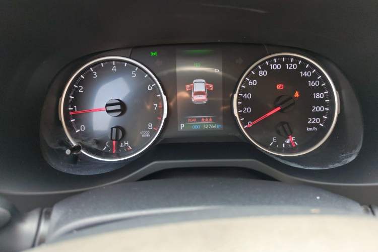 Used Toyota RAV4 2021 2.0L CVT Two-Wheel Drive Urban Edition Odometer Close Up