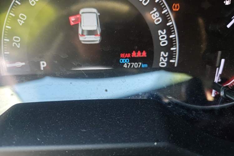 Used Toyota RAV4 2021 2.0L CVT Two-Wheel Drive Fashion Edition Odometer Close Up