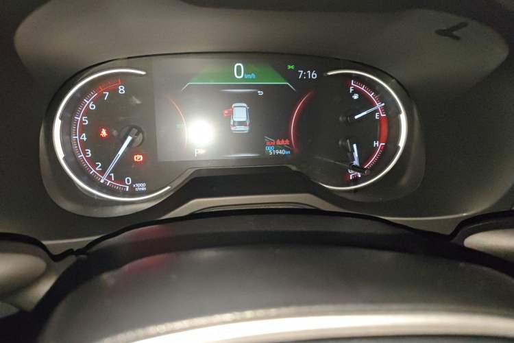 Used Toyota RAV4 2021 2.0L CVT 4x4 Trend Edition Odometer Close Up