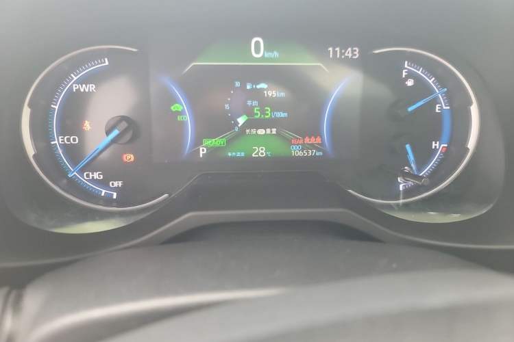Used Toyota RAV4 2021 Revised Version Dual-Motor Hybrid 2.5L E-CVT 4x4 Elite PLUS Edition Odometer Close Up