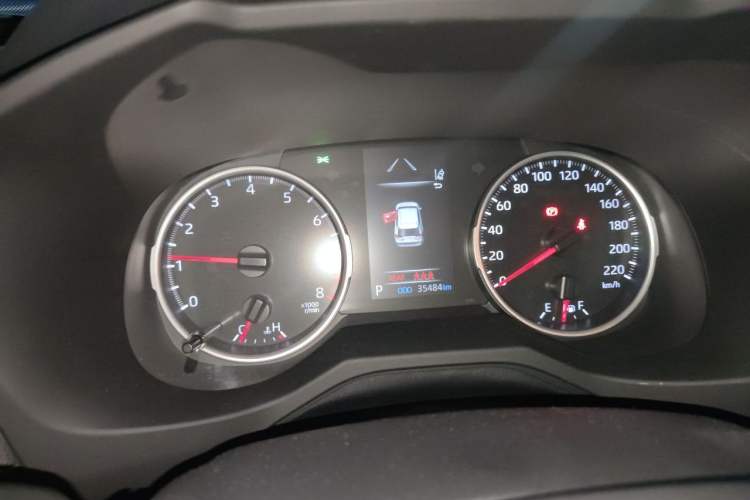 Used Toyota RAV4 2021 2.0L CVT Two-Wheel Drive Urban Edition Odometer Close Up
