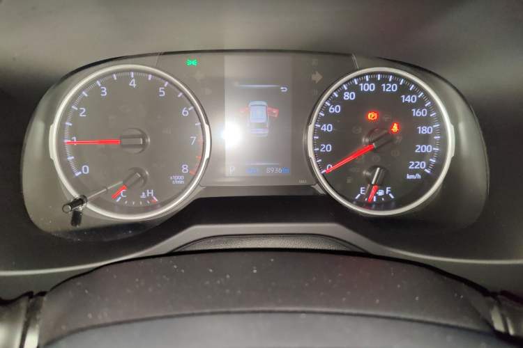 Used Toyota RAV4 2021 2.0L CVT Two-Wheel Drive Urban Edition Odometer Close Up