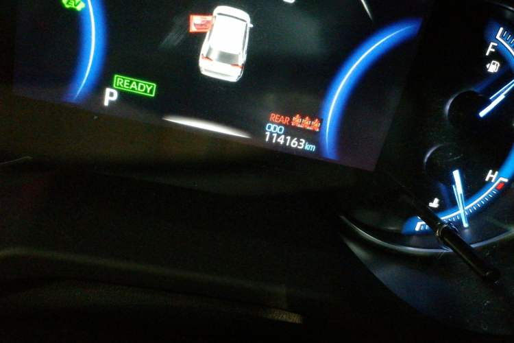 Used Toyota RAV4 2021 Dual-Engine 2.5L E-CVT Two-Wheel Drive Elite Edition Odometer Close Up