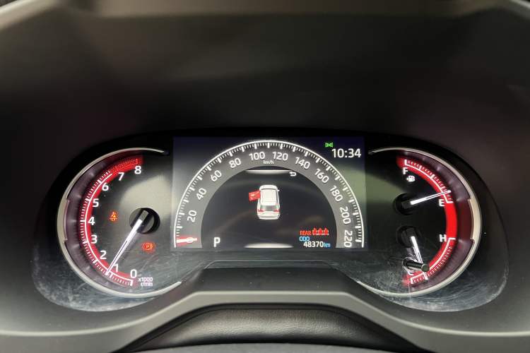 Used Toyota RAV4 2021 2.0L CVT Two-Wheel Drive Fashion PLUS Edition Odometer Close Up