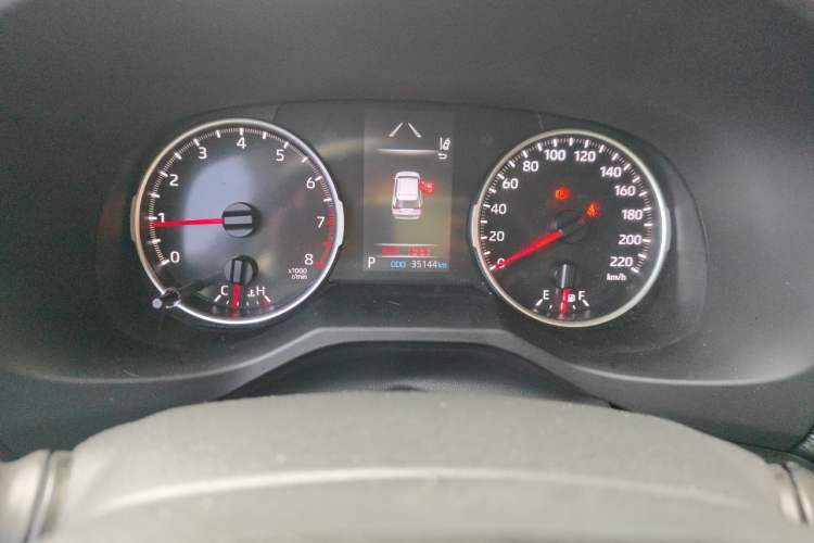 Used Toyota RAV4 2021 2.0L CVT Two-Wheel Drive Urban Edition Odometer Close Up