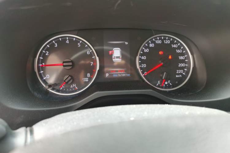 Used Toyota RAV4 2021 2.0L CVT Two-Wheel Drive Urban Edition Odometer Close Up