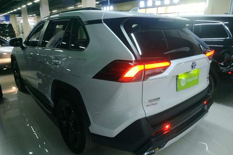 Used Toyota RAV4 2021 Dual-Engine 2.5L E-CVT Four-Wheel Drive Elite PLUS Edition Rear Left 45 Deg