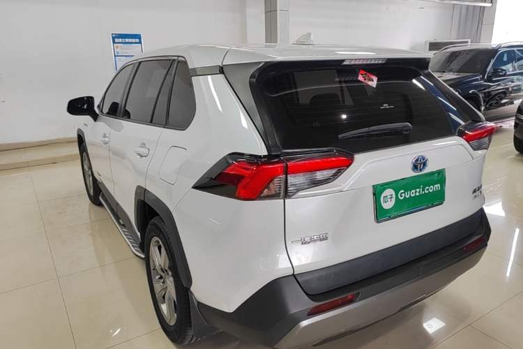 Used Toyota RAV4 2021 Dual-Engine 2.5L E-CVT Two-Wheel Drive Elite Edition Rear Left 45 Deg