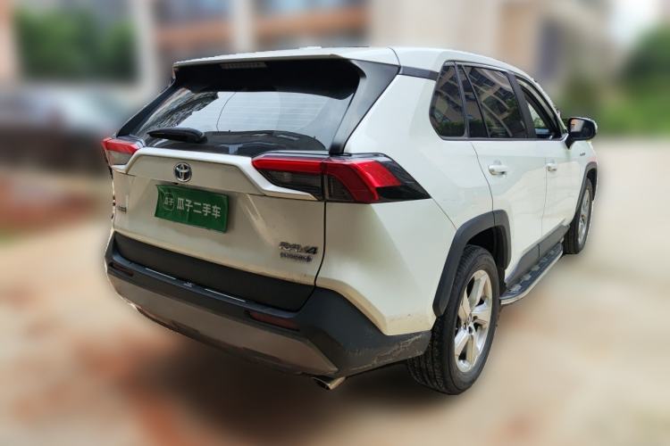 Used Toyota RAV4 2021 Dual-Engine 2.5L E-CVT Two-Wheel Drive Elite Edition Rear Right 45 Deg