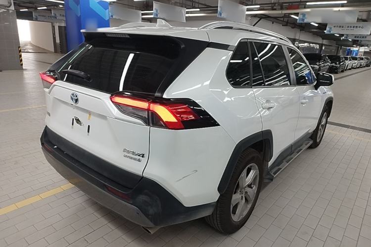 Used Toyota RAV4 2021 Dual-Engine 2.5L E-CVT Two-Wheel Drive Elite Edition Rear Right 45 Deg