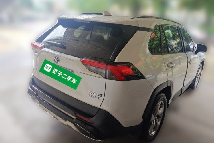 Used Toyota RAV4 2021 Dual-Engine 2.5L E-CVT Two-Wheel Drive Elite Edition Rear Right 45 Deg