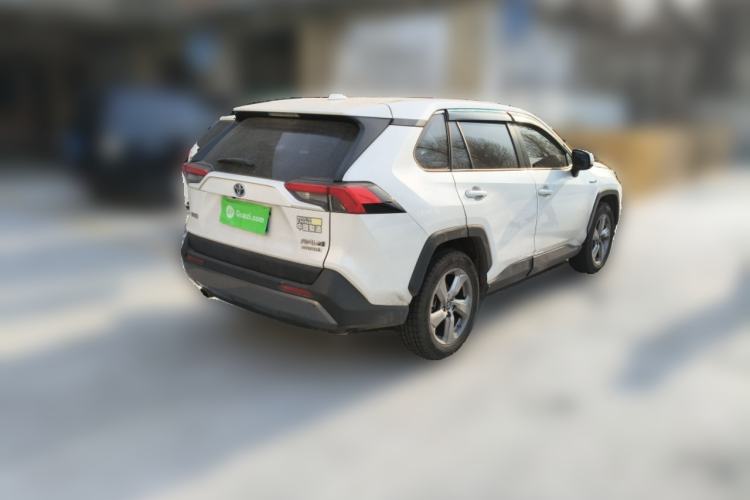 Used Toyota RAV4 2021 Dual-Engine 2.5L E-CVT Two-Wheel Drive Elite Edition Rear Right 45 Deg