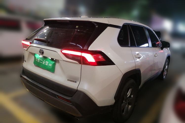 Used Toyota RAV4 2021 Dual-Engine 2.5L E-CVT Two-Wheel Drive Elite Edition Rear Right 45 Deg