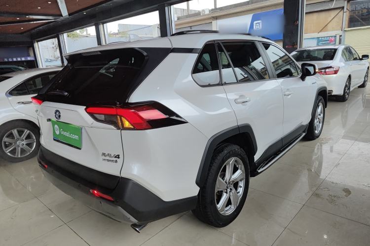 Used Toyota RAV4 2021 Dual-Engine 2.5L E-CVT Two-Wheel Drive Elite Edition Rear Right 45 Deg