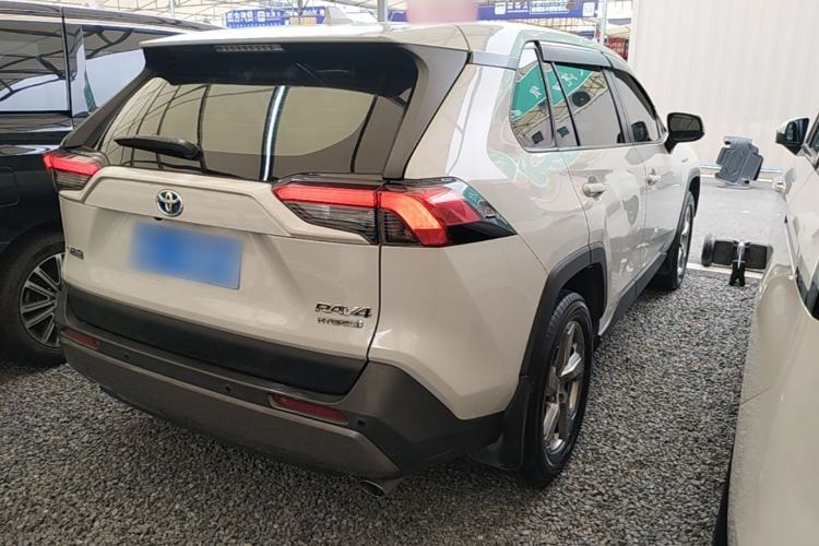 Used Toyota RAV4 2021 Revised Version Dual-Motor Hybrid 2.5L E-CVT Two-Wheel Drive Elite Edition Rear Right 45 Deg
