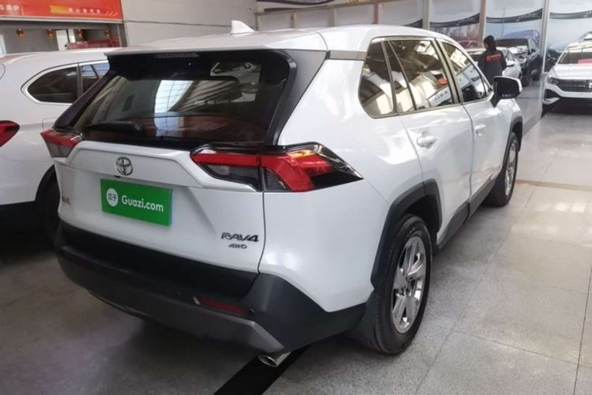 Used Toyota RAV4 2021 2.0L CVT 4x4 Trend Edition Rear Right 45 Deg