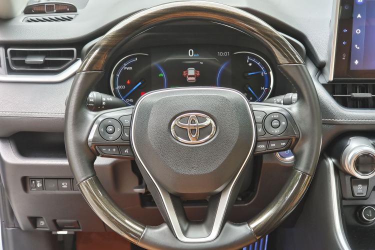 Used Toyota RAV4 2021 Dual-Engine 2.5L E-CVT Two-Wheel Drive Elite Edition Steering Wheel