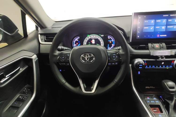 Used Toyota RAV4 2021 Dual-Engine 2.5L E-CVT Two-Wheel Drive Elite Edition Steering Wheel