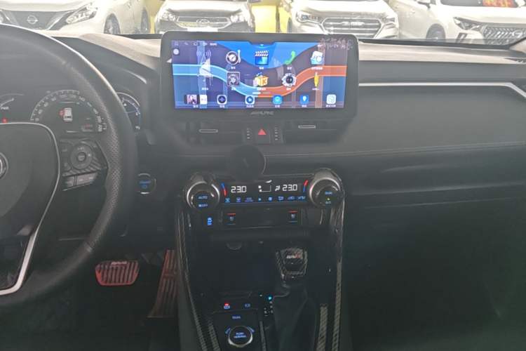 Used Toyota RAV4 2022 Dual-Engine 2.5L E-CVT Four-Wheel Drive Elite Plus Edition Audio And AC Panel
