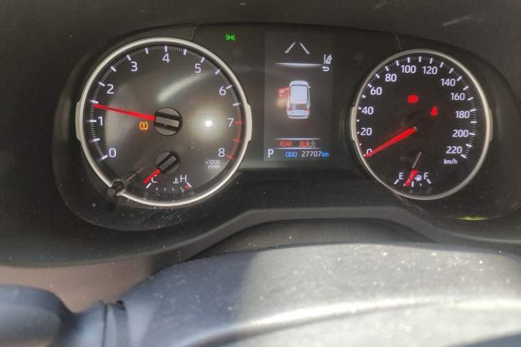 Used Toyota RAV4 2022 2.0L CVT Two-Wheel Drive Urban Edition Odometer Close Up