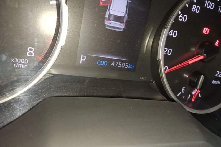 Used Toyota RAV4 2022 2.0L CVT Two-Wheel Drive Urban Edition Odometer Close Up