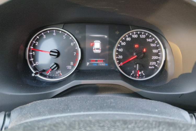 Used Toyota RAV4 2022 2.0L CVT Two-Wheel Drive Urban Edition Odometer Close Up