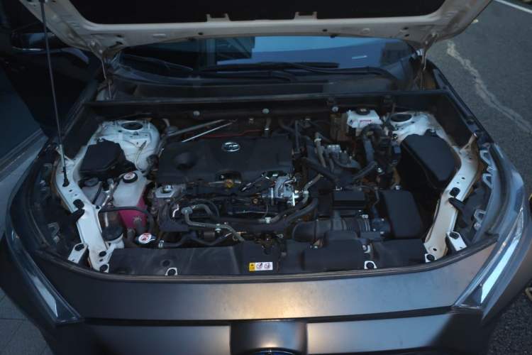 Used Toyota RAV4 2022 Dual-Engine 2.5L E-CVT Two-Wheel Drive Elite Edition Engine Bay
