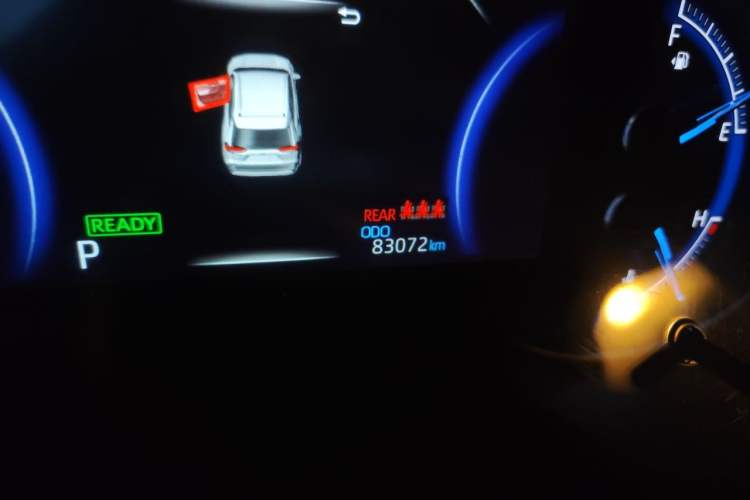 Used Toyota RAV4 2022 Dual-Engine 2.5L E-CVT Two-Wheel Drive Elite Edition Odometer Close Up
