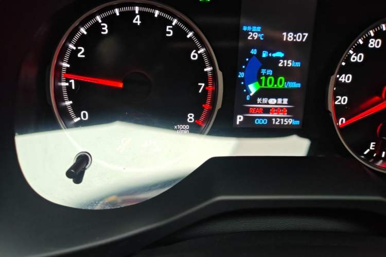 Used Toyota RAV4 2022 2.0L CVT Two-Wheel Drive Urban Edition Odometer Close Up
