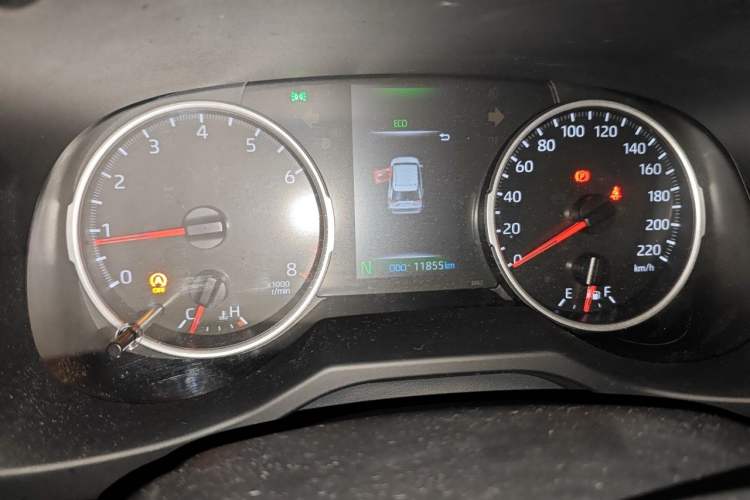 Used Toyota RAV4 2022 2.0L CVT Two-Wheel Drive Urban Edition Odometer Close Up