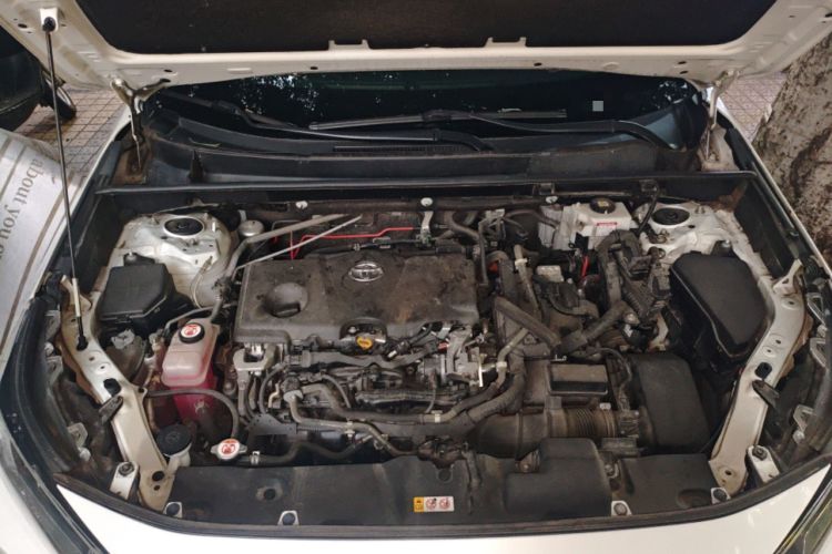 Used Toyota RAV4 2022 Dual-Engine 2.5L E-CVT Two-Wheel Drive Elite Edition Engine Bay