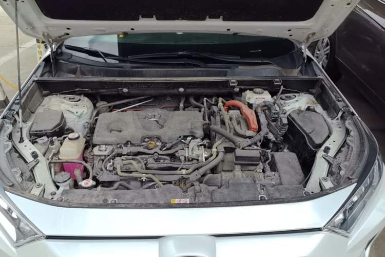 Used Toyota RAV4 2022 Dual-Engine 2.5L E-CVT Four-Wheel Drive Elite Plus Edition Engine Bay